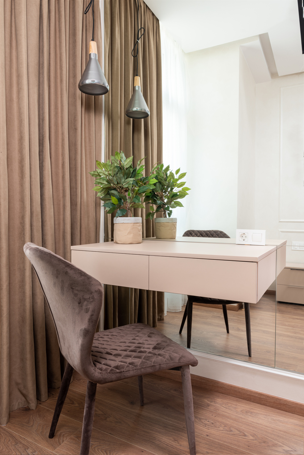 Interior of room in modern apartment